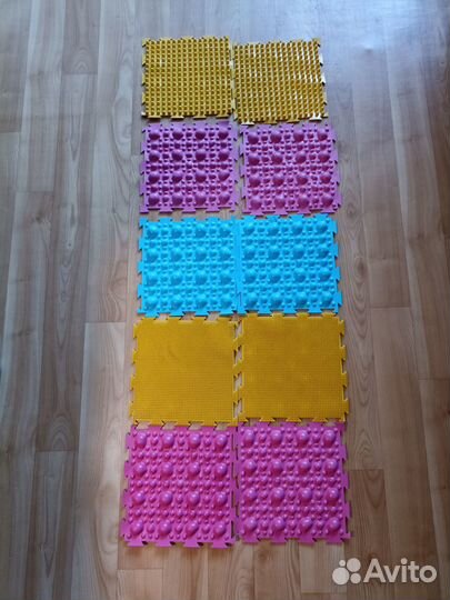 Коврики массажные детские 10 шт