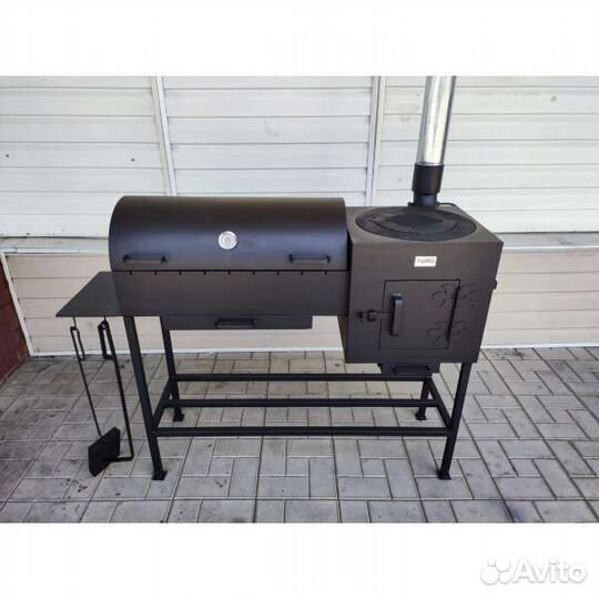 Барбекю гриль мангал печь под казан 4 в 1