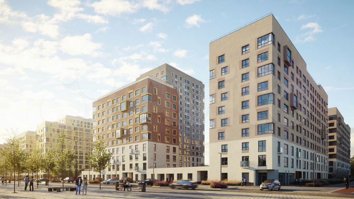 2-к. квартира, 46,2 м², 11/18 эт.