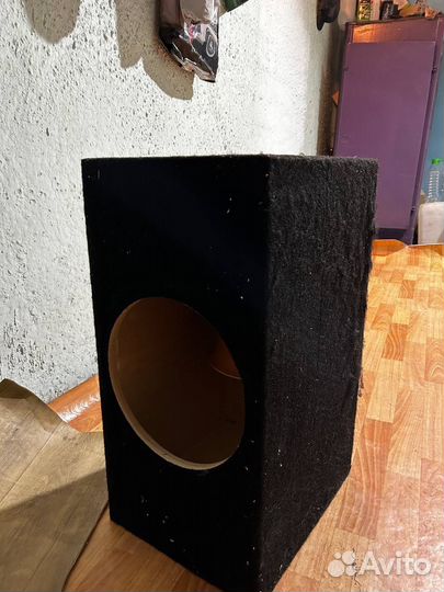 Короб для сабвуфера 12 на трубе