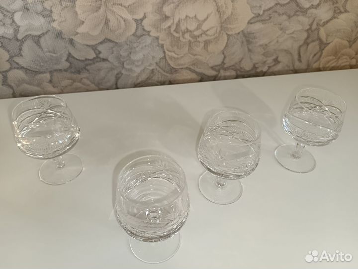 Хрустальные фужеры ГДР