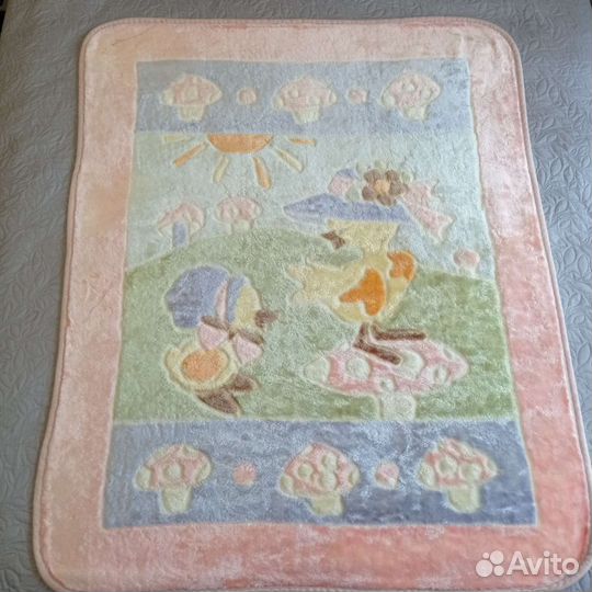 Велюровый плед детский