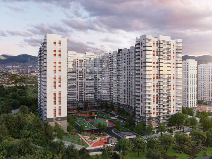 2-к. квартира, 56,2 м², 23/24 эт.