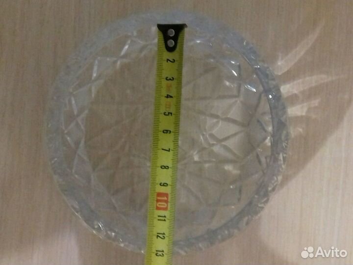 Салатница хрустальная глубокая