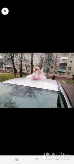 Украшение на машину для выписки из роддома