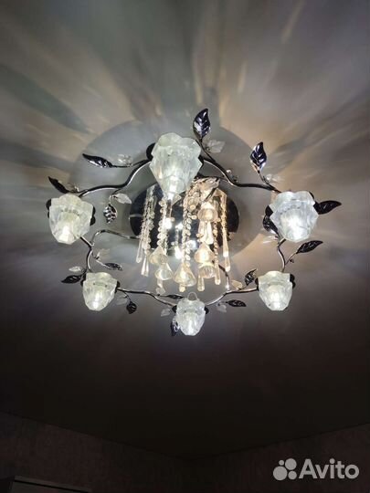 Люстра потолочная бу