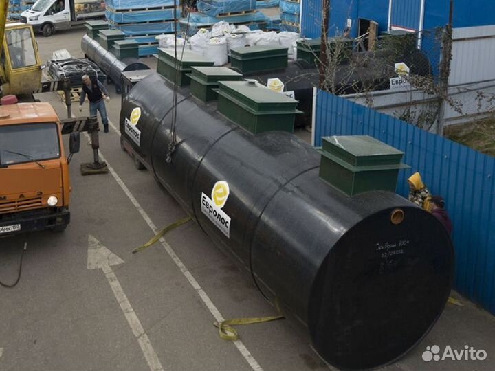 Монтаж септиков, лос и автономных канализаций под