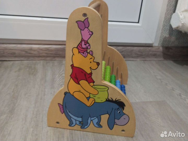 Развивающие игрушки деревянные счеты детские