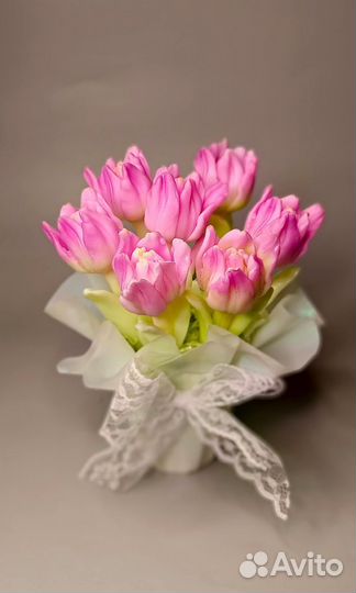 Букет мыла тюльпаны