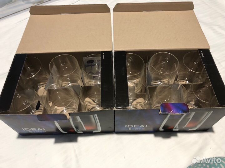 Богемское стекло стаканы 250мл12 штCrystal Bohemia