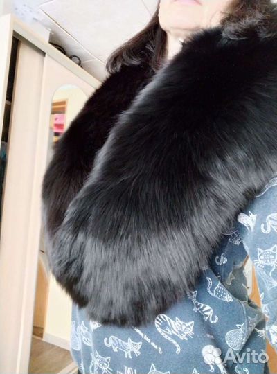 Съемный меховой воротник