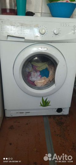Стиральная машина бу whirlpool на 5кг