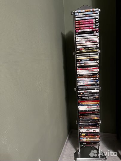 Подставка hama для DVD дисков и 65 DVD