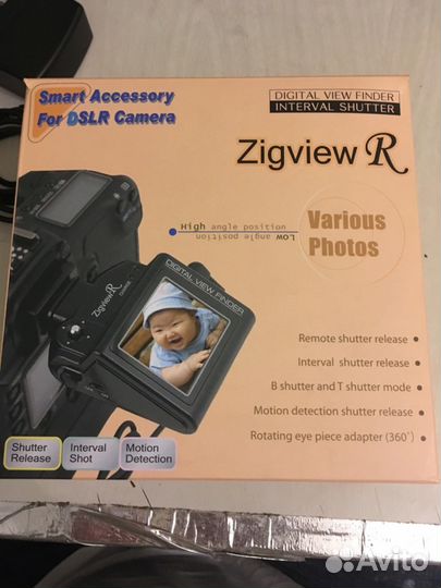 Фото Zigview R поворотный видеоискатель+timelapse