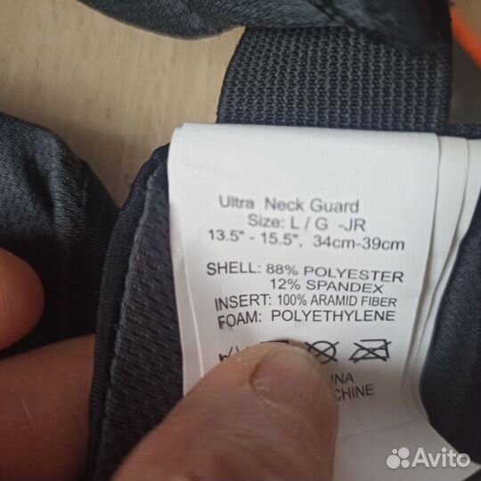 Защита шеи хоккейная shock doctor Jr