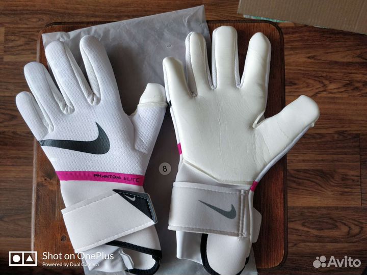 Перчатки вратарские Nike Adidas размер