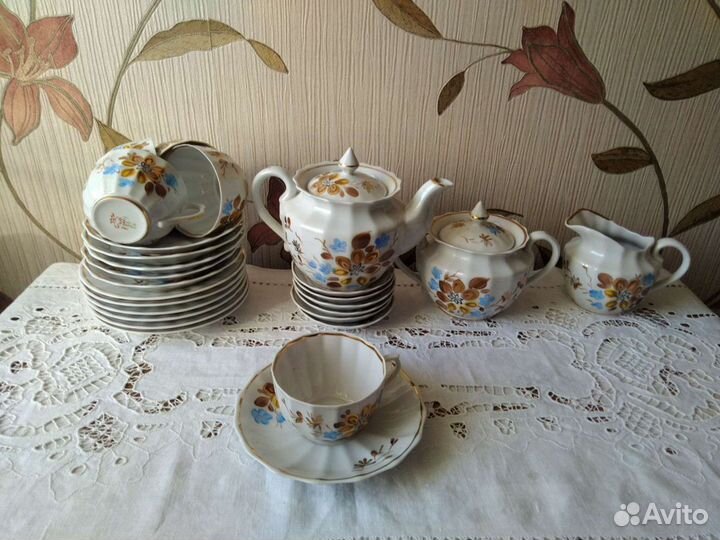Шикарные чайные сервизы из СССР