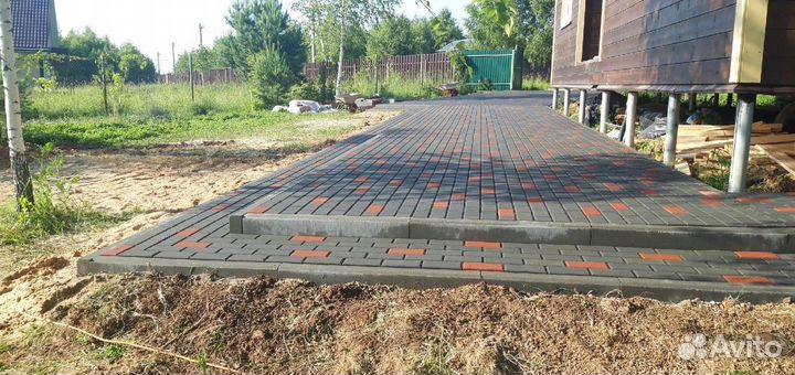 Тротуарная плитка и бордюры