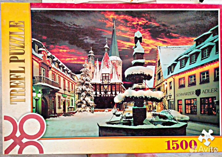 Пазлы 1500 и 1000 элеме состояние отличное и новое