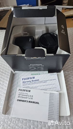 Объектив Fujinon XF 23mm F1.4