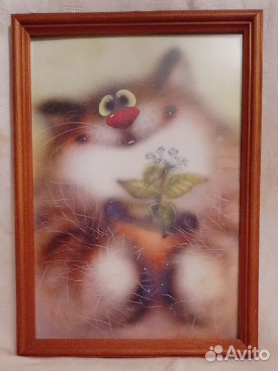 3 картины в рамках, под стеклом - 330х230 мм