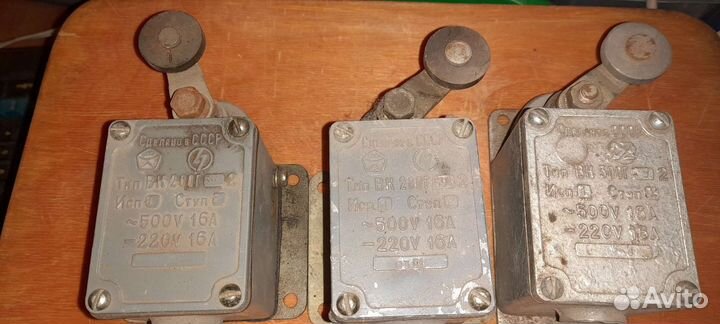 Конечники, кнопки пускателя, реле, магн. пускатель