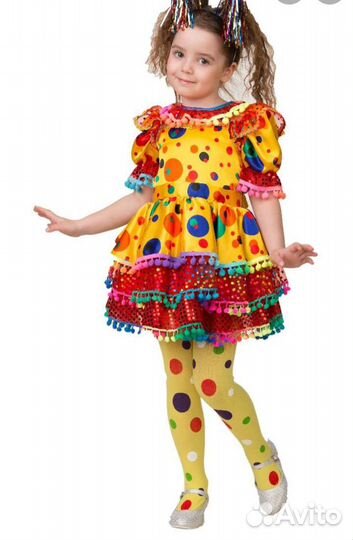 Новогодний костюм хлопушка для девочки 110