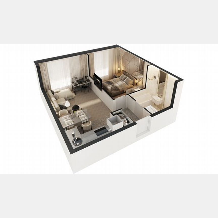 1-к. апартаменты, 38,8 м², 8/30 эт.