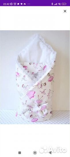 Конверт на выписку для девочки