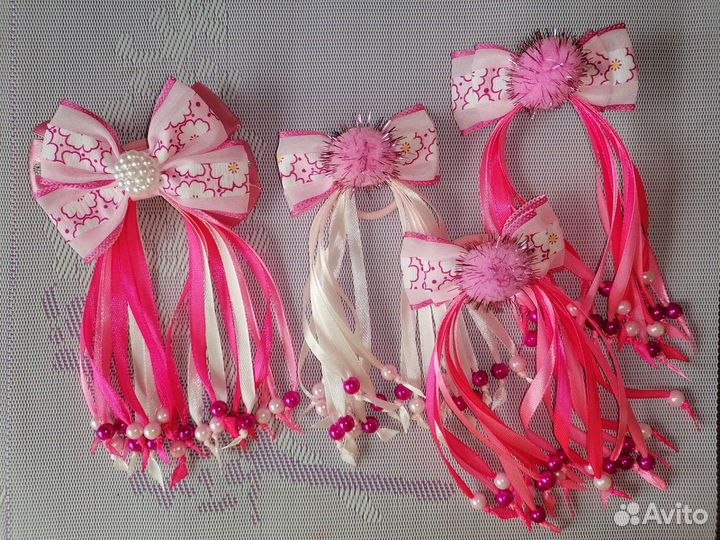 Резинка бантик для волос с 