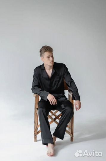 Пижама мужская шелковая