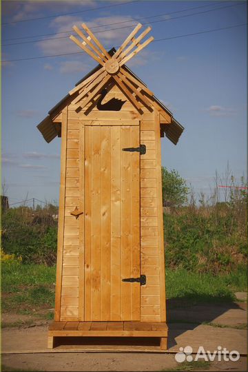 Дачный туалет деревянный JKT227