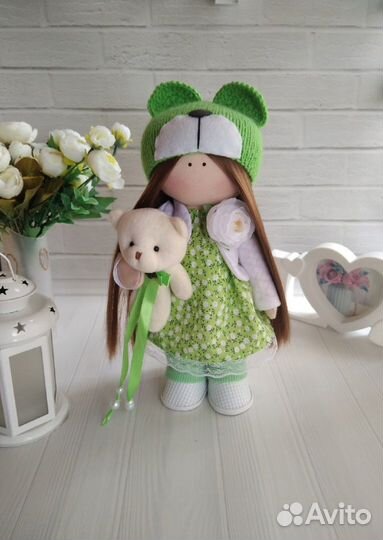 Текстильная интерьерная кукла