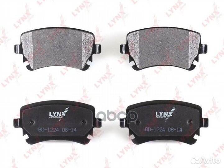 Колодки тормозные дисковые зад BD1224 lynxauto