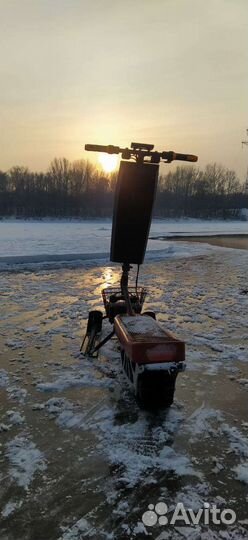 Электроснегоход. Сноубайк