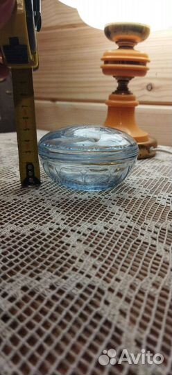 Шкатулка купоросное стекло СССР