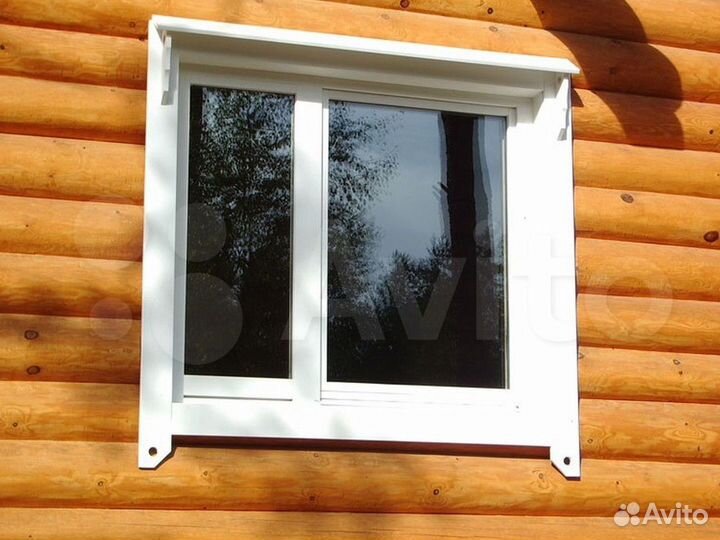 Окно пластиковое двухстворчатое