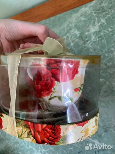 Чайный сервиз на 2 персоны 4 предмета