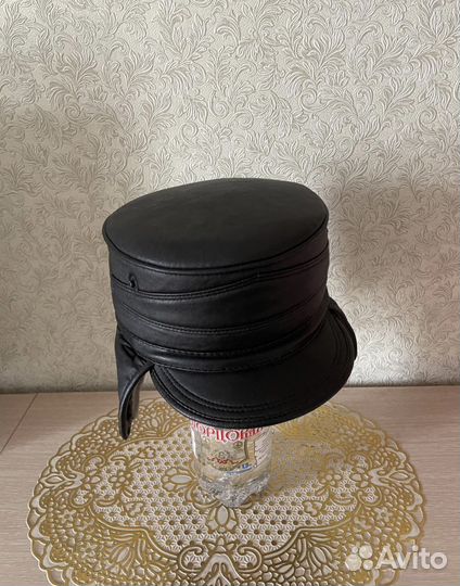 Кепка Кожаная