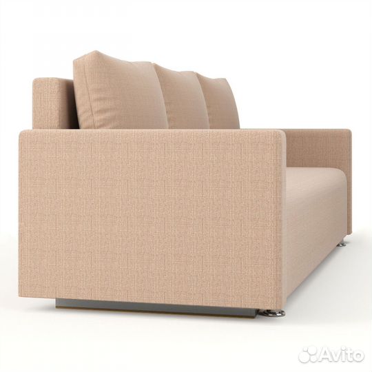 Диван кровать прямой Beneli олимп раскладной, беже