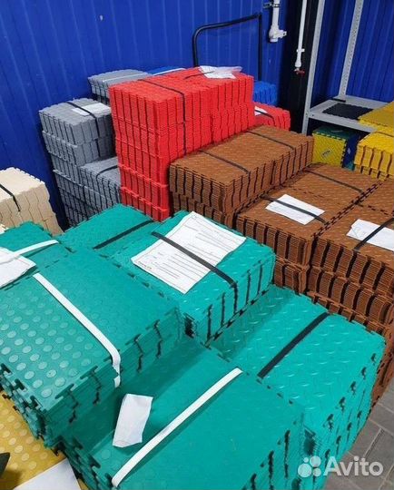 Модульная пвх плитка для склада