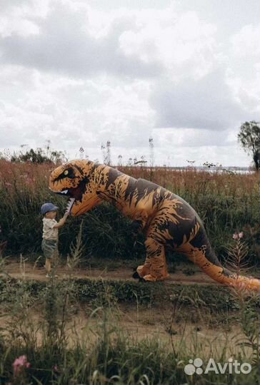 Оригинальное поздравление, фотосессия с дино