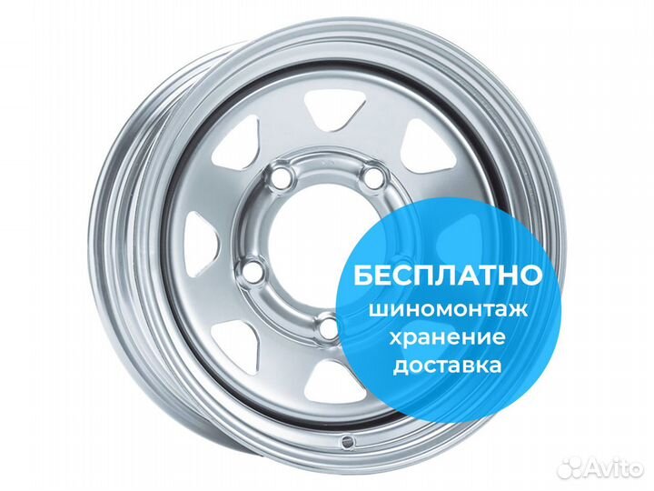 R16 5x165 7J ET8 D122,5 Dotz Dakar Серебристый