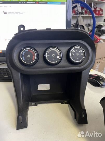 Блок управления отопителем Mitsubishi Lancer X