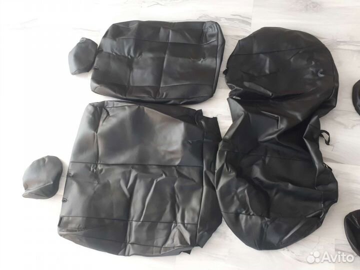 Автомобильные чехлы из экокожи KIA RIO