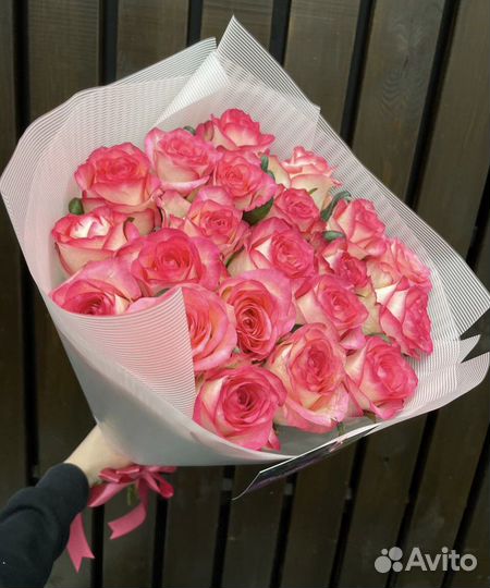 51 роза шок цена оптом от 15 роз букеты