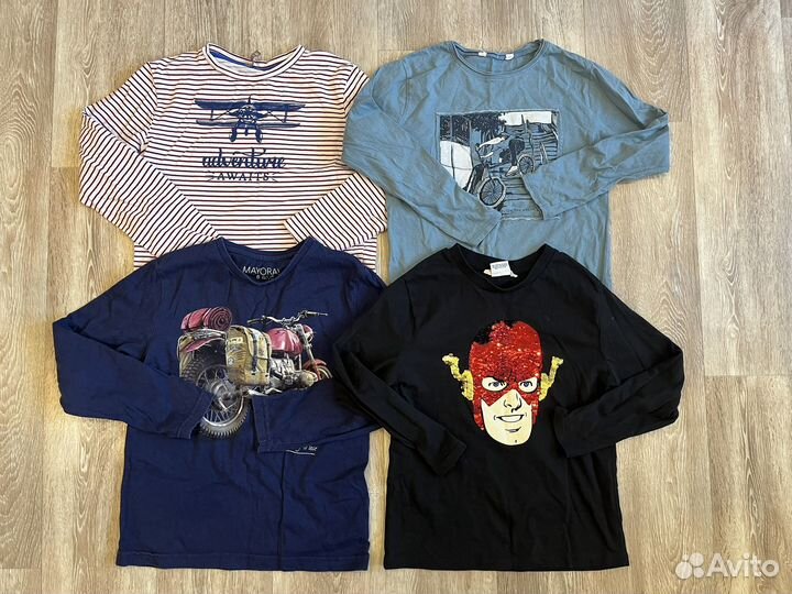 Пакет одежды на мальчика 128 134