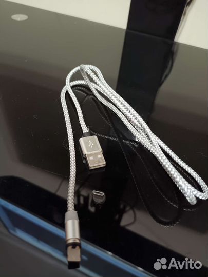 Магнитный кабель usb 2в1