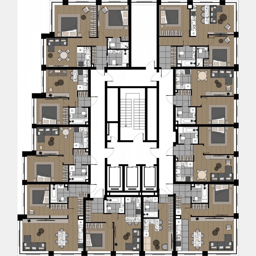 2-к. квартира, 37,9 м², 12/20 эт.