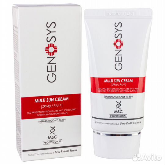 Genosys Multi Sun Cream SPF 40